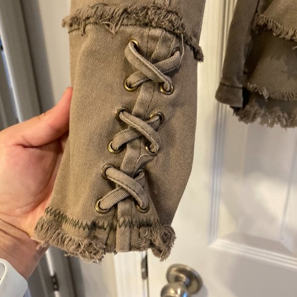 Olive Green Brown Jacket or Blazer - Picture 5 of 6